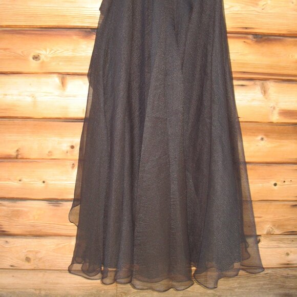 Theia Teresa Draped Gown - Picture 9 of 11